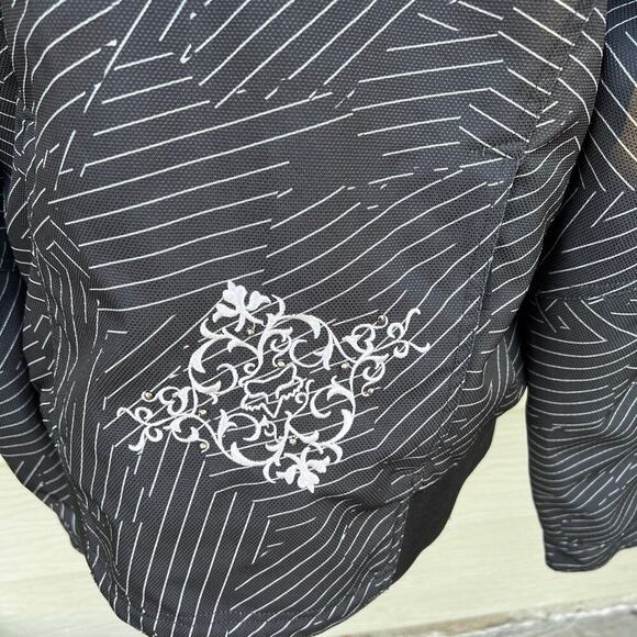 FOX jacket. Racing moto MX. Black with white stripe. Women's size XL - Picture 11 of 12